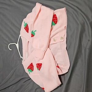 Pink Strawberry Sweater